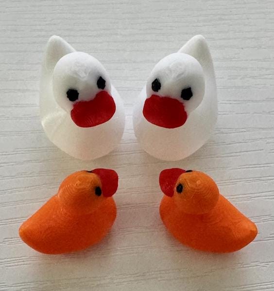 Personalized Carnival Cruise Ducks Set: Laminated Tags & String Included