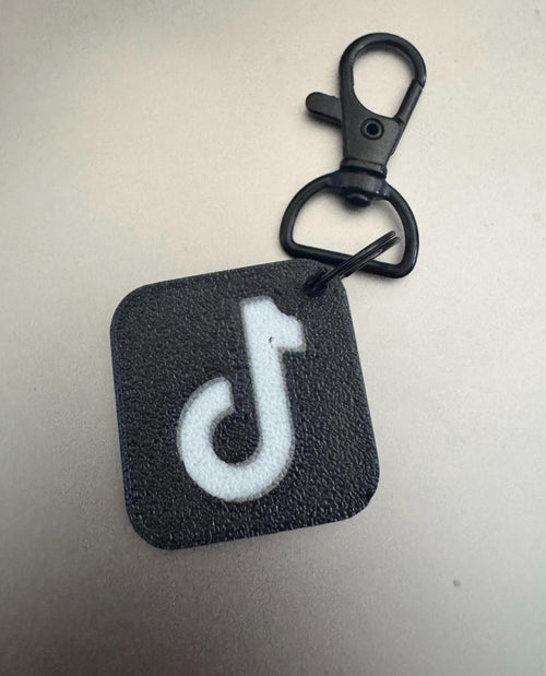 4 for 25.00 TikTok, YouTube, Instagram Keychain Scannable Social Media Digital Key Chains