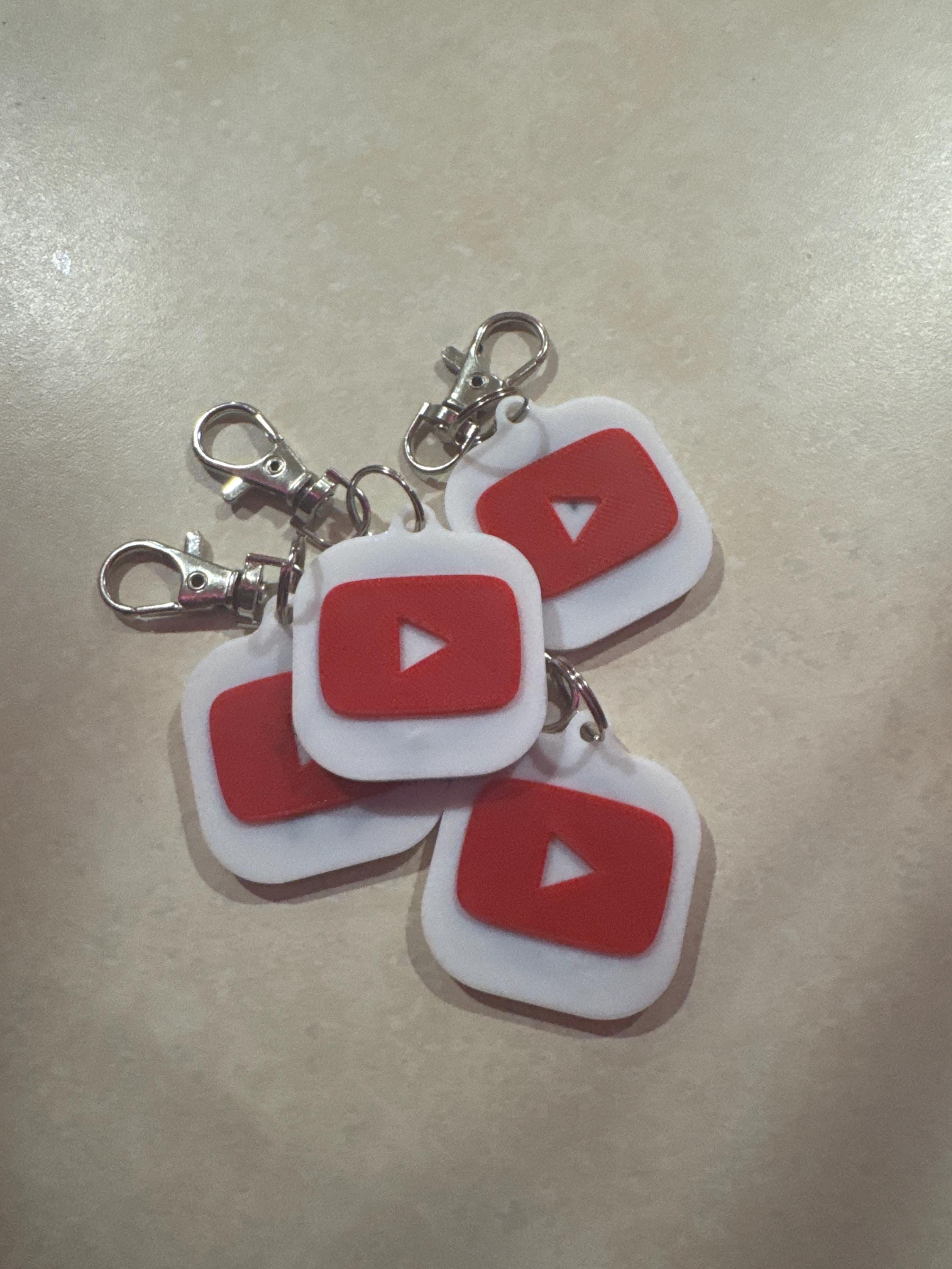 4 for 25.00 TikTok, YouTube, Instagram Keychain Scannable Social Media Digital Key Chains