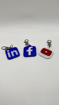 Custom Key Chains - TAP TO FOLLOW - TikTok, YouTube, Instagram Keychain Dongle